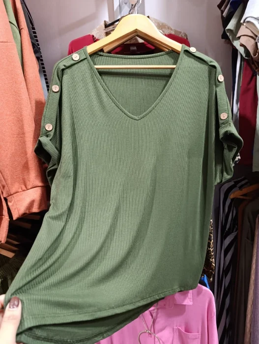 Remera Botón Morley Vidsocsa Talle Grande