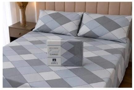 Sabanas Blanco París 1 1/2 Estampadas - Imagen 2