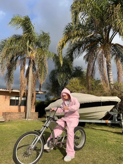 Panta Baggy Rosa Bebé