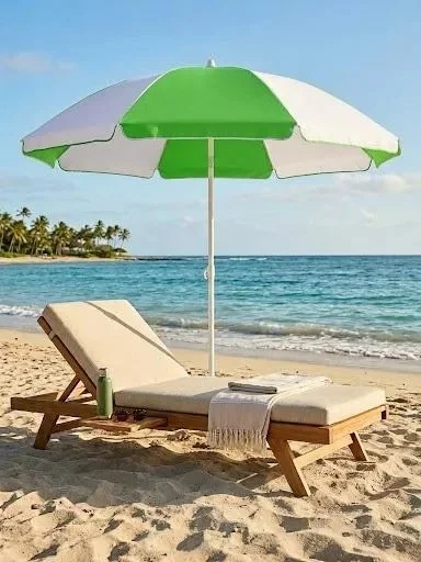 Sombrilla Playa Extragrande 2metros Premium Altura Regulable