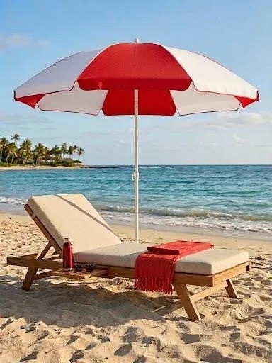 Sombrilla Playa Extragrande 2metros Premium Altura Regulable - Imagen 2
