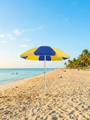 Sombrilla Playa Extragrande 2metros Premium Altura Regulable - Imagen 4