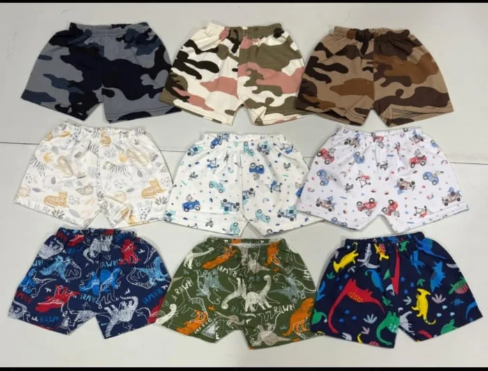 Short Rústico Estampado Bebé