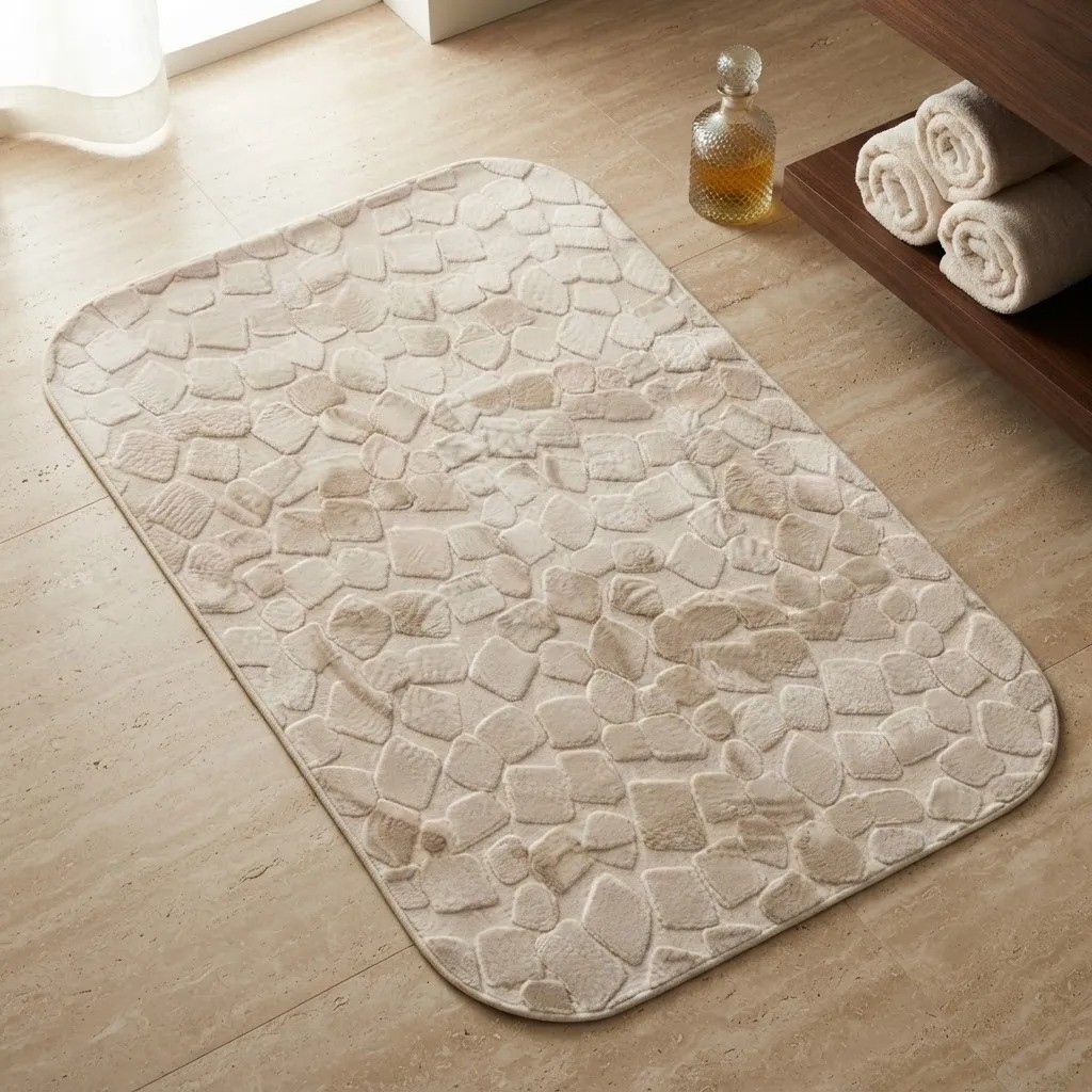 Alfombra Nórdica con Relieve y Base Antideslizante 3mx1,5cm - Imagen 2