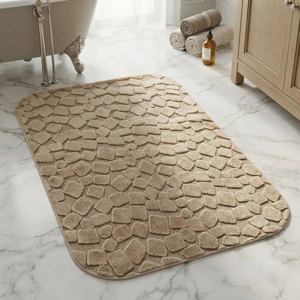 Alfombra Nórdica con Relieve y Base Antideslizante 3mx1,5cm - Imagen 5