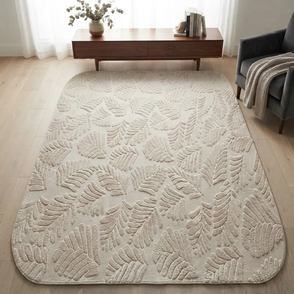 Alfombra Nórdica con Relieve y Base Antideslizante 3mx1,5cm - Imagen 6