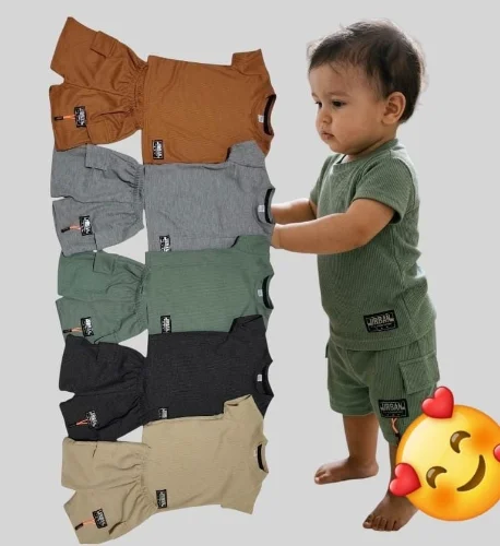 Conjuntos de Wafle de Bebe 2 al 6