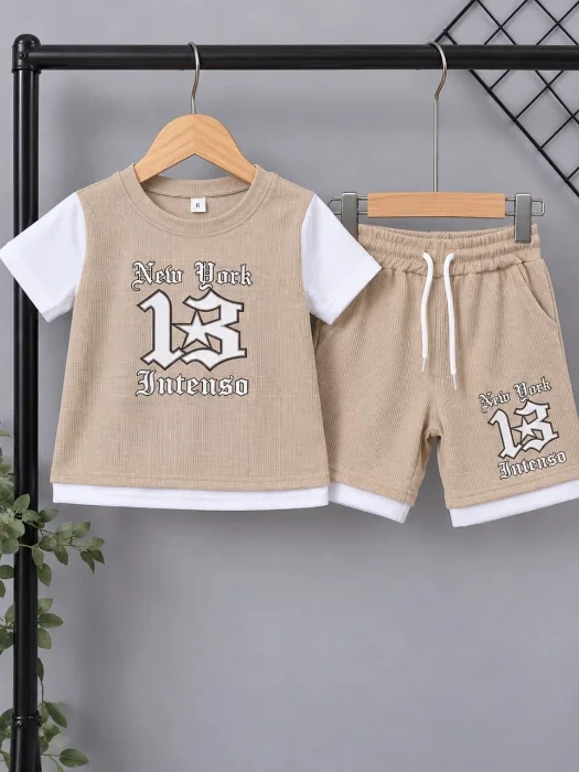 Conjunto Wafle Estampado