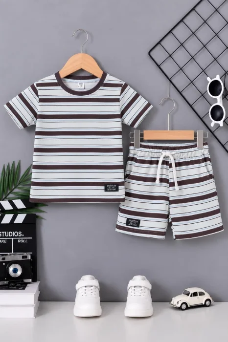 Conjunto Wafle Rayado