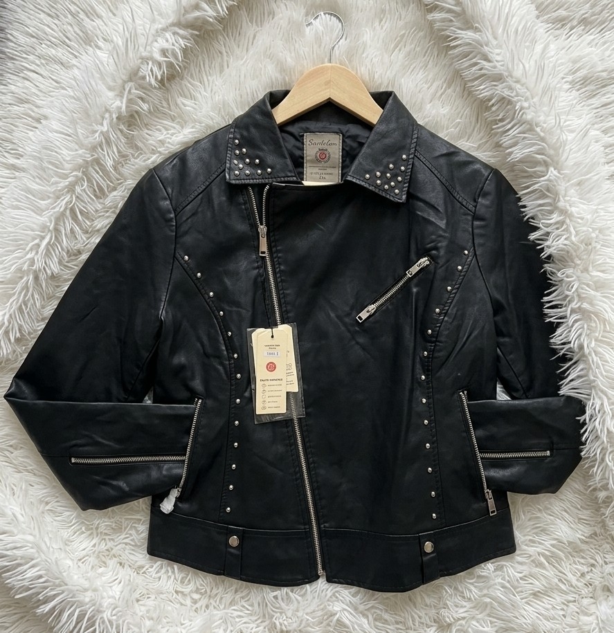 Campera Eco Cuero Larga - Imagen 2