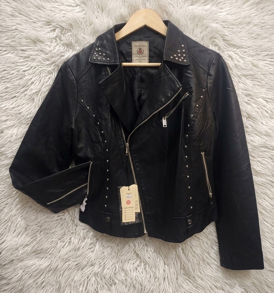 Campera Eco Cuero Larga - Imagen 3
