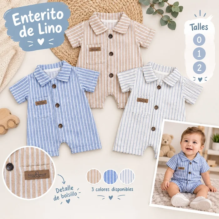Entero Lino Rayado
