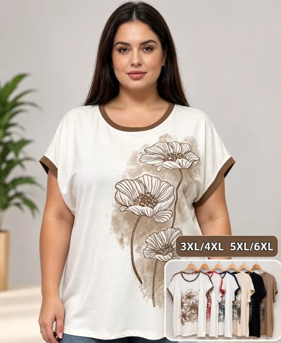 Remera con Flores