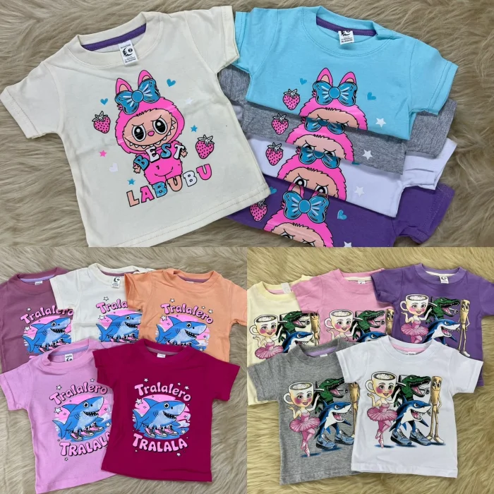 Remeras 2 al 6 Personajes
