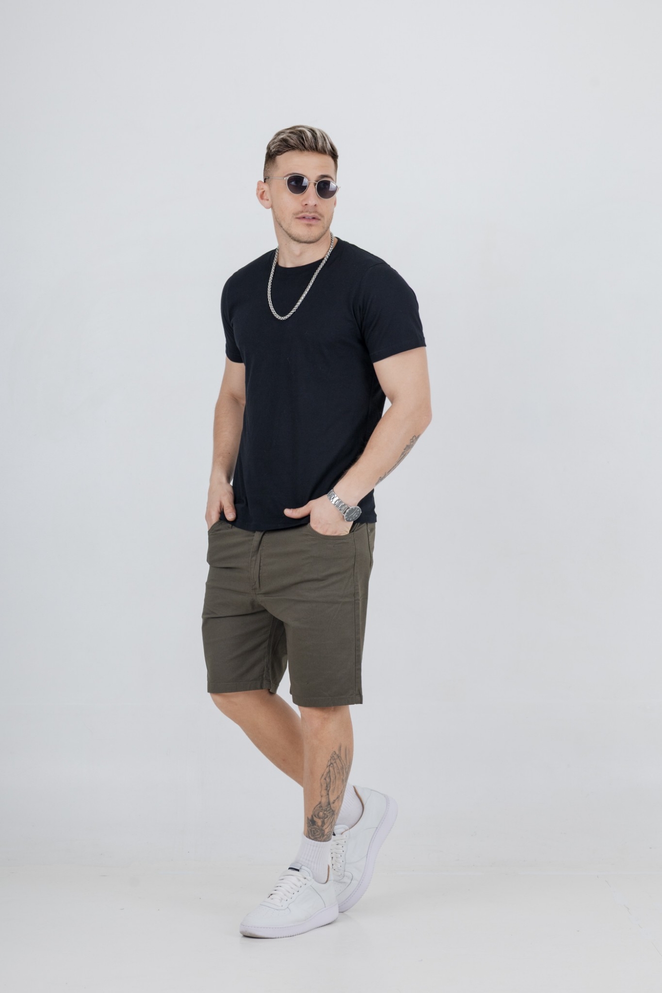 Bermudas de Gabardina Clásicas - Imagen 2