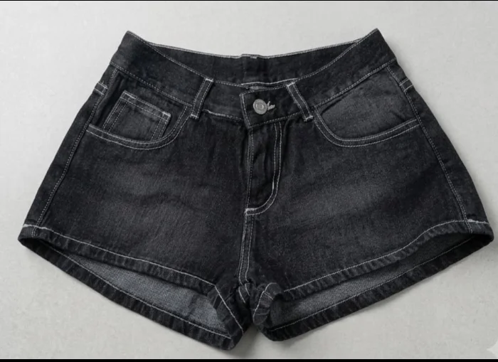 Short Gris Tiro bajo