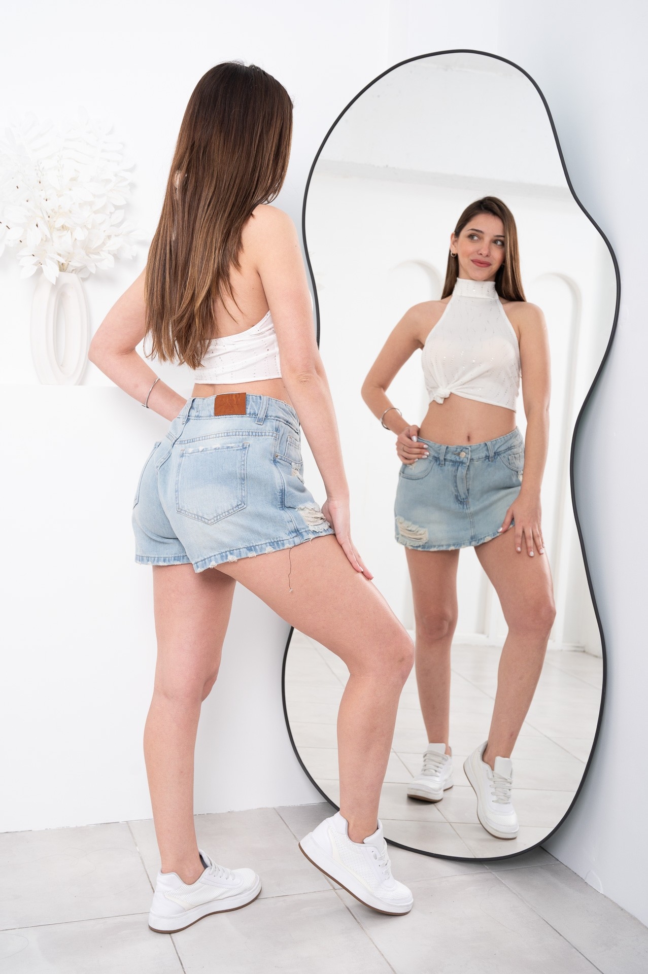 Short Pollera  Nevado Claro Roto - Imagen 2