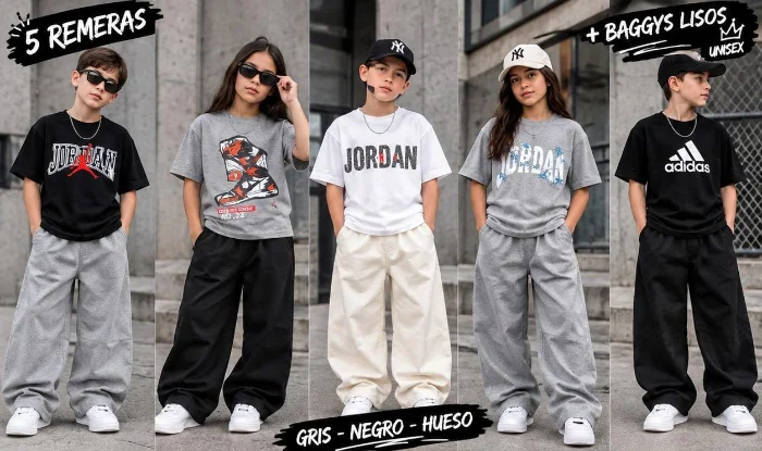 Podés Optar por Opción Conjunto!! Unisex de Niños