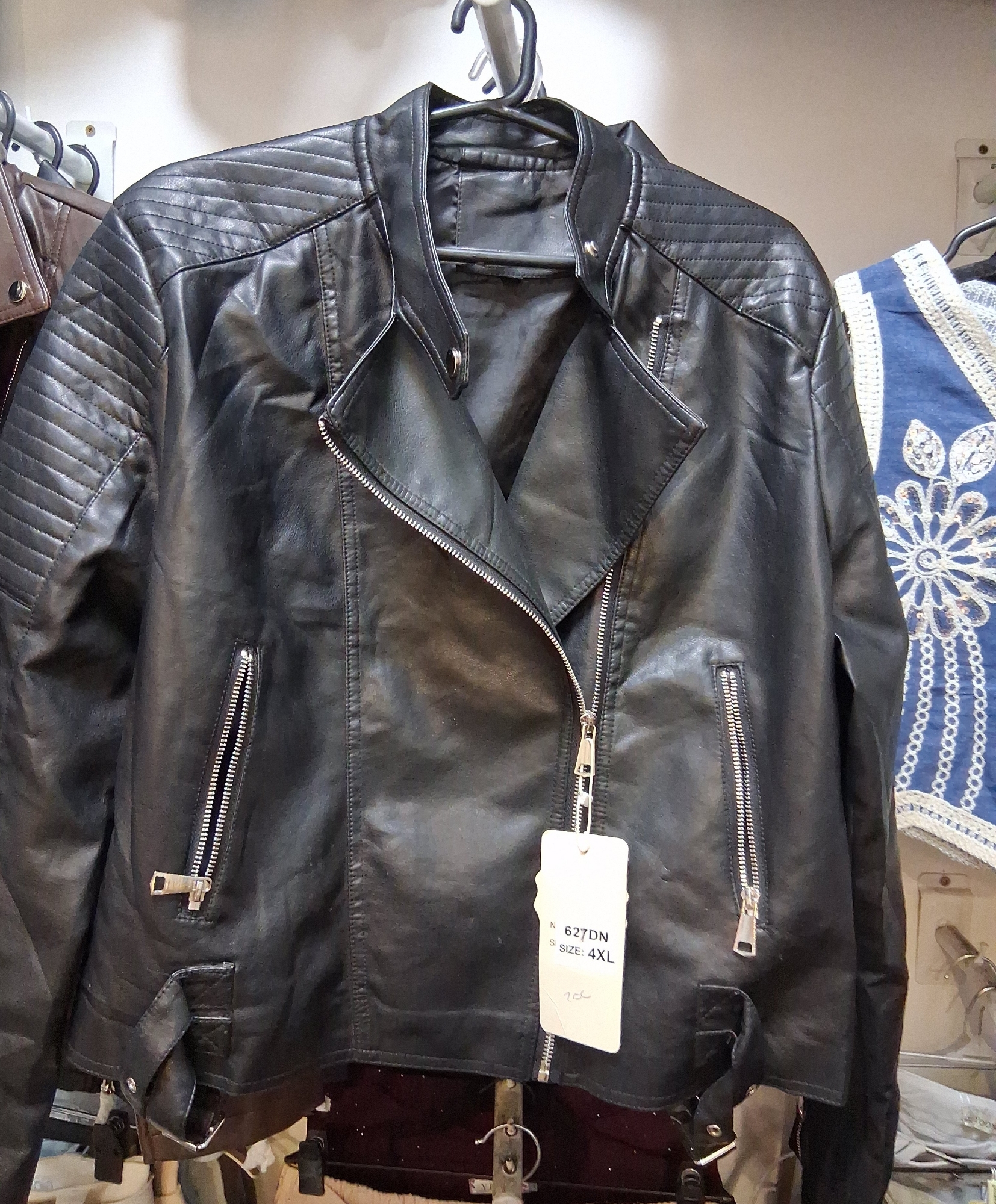 Campera Cuero Talle Especial Hhp - Imagen 2
