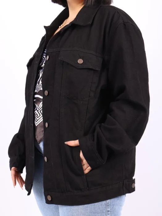Campera Negro Overside