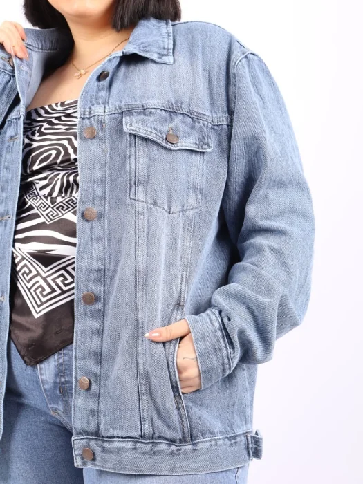 Campera Oversize Nevado Azul