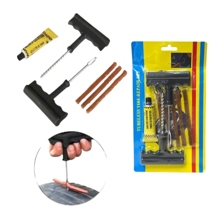 Kit Reparacion de Ruedas Parche Adhesivo Rapido (ak-04)