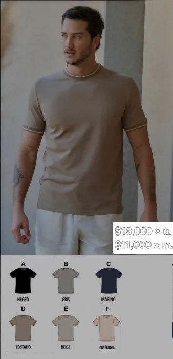 Remera Piqué Importada.