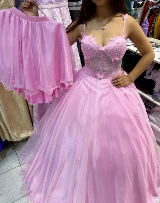 Vestido Quinceañeros de 3 Piezas