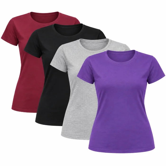 Remera Lisa Mujer Algodon