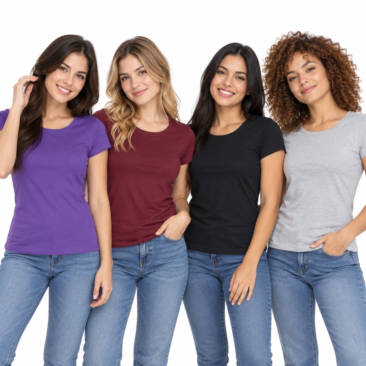 Remera Lisa Mujer Algodon - Imagen 3