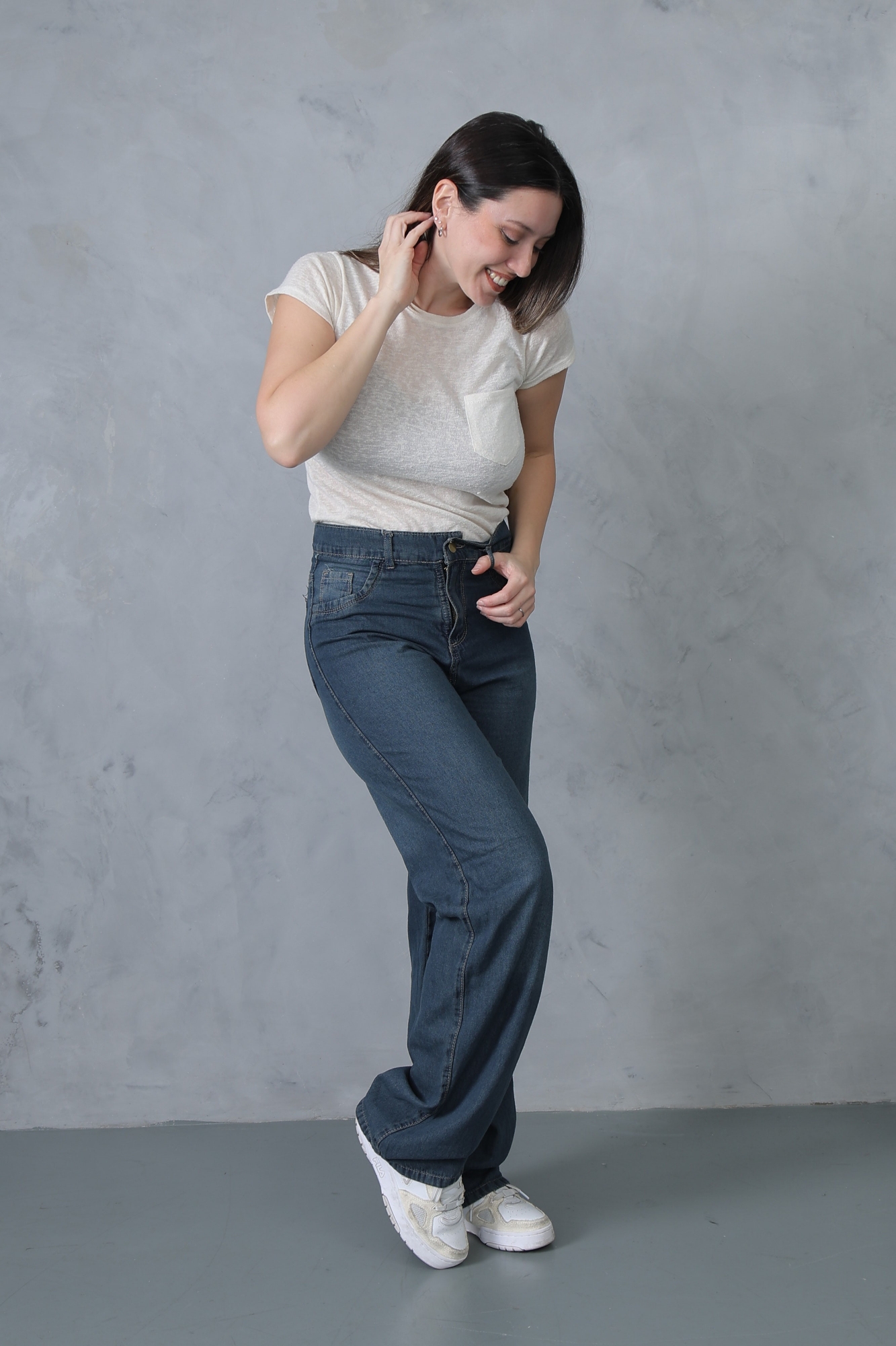 Wide Leg Matizado Localizado Primavera - Imagen 3