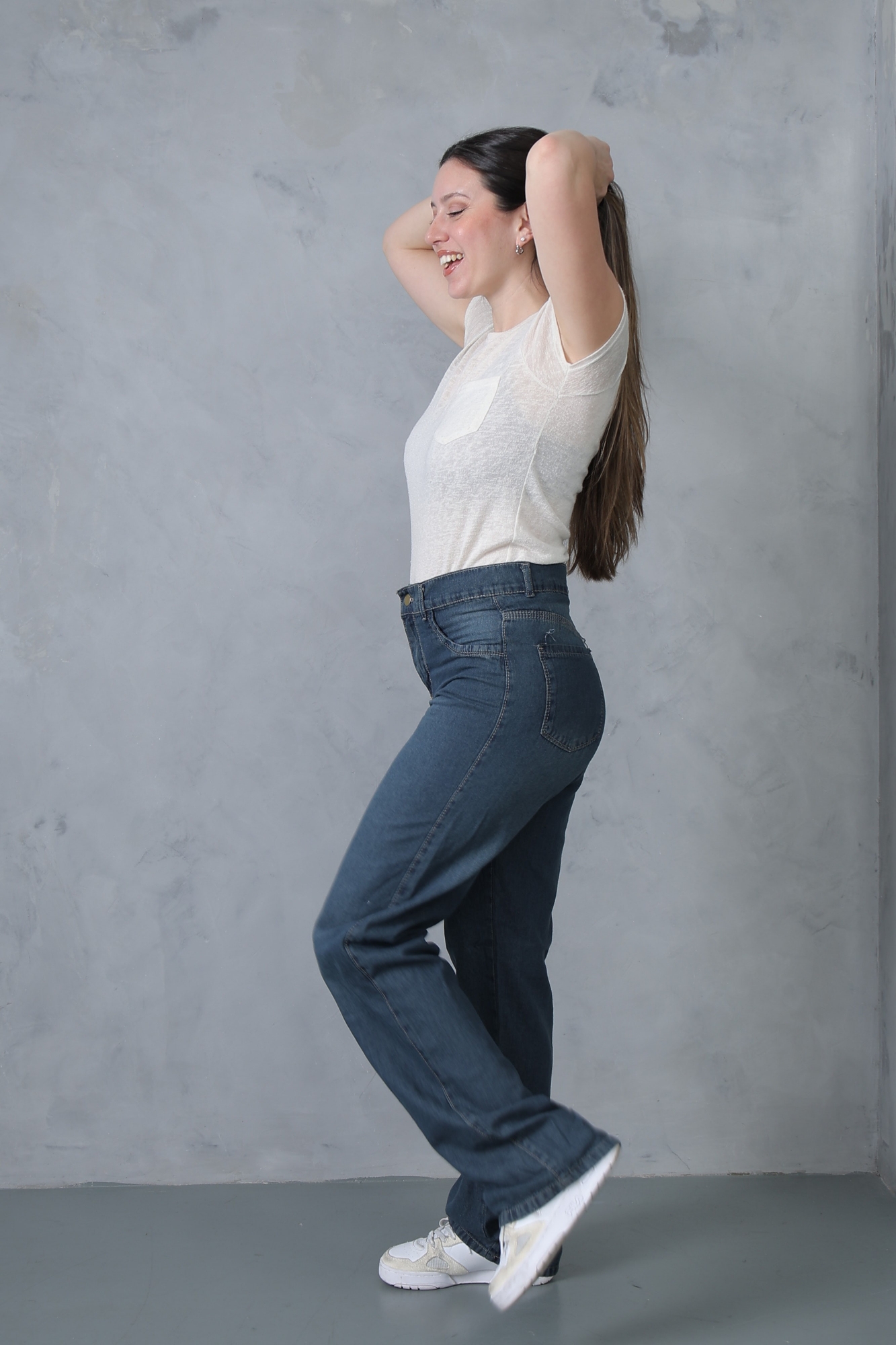 Wide Leg Matizado Localizado Primavera - Imagen 7