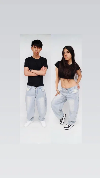 Baggy Celeste Óxido Teens