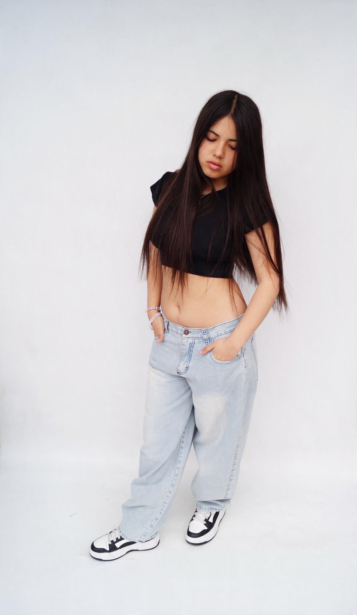 Baggy Celeste Óxido Teens - Imagen 2
