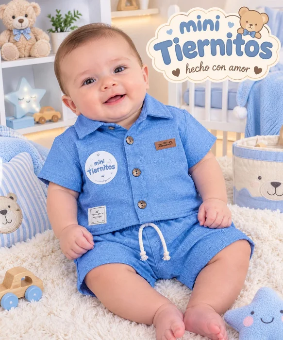 Conjunto Dulzura Calidad Premium de la Tela Polina