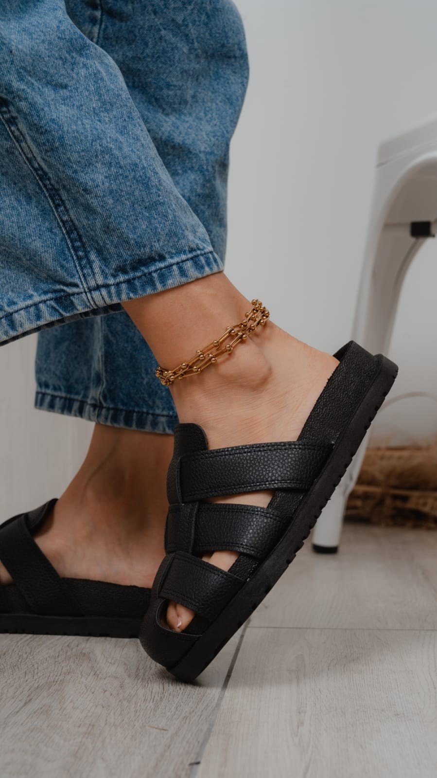 Zuecos para Poner el Pie Poly Negro P.u - Imagen 4