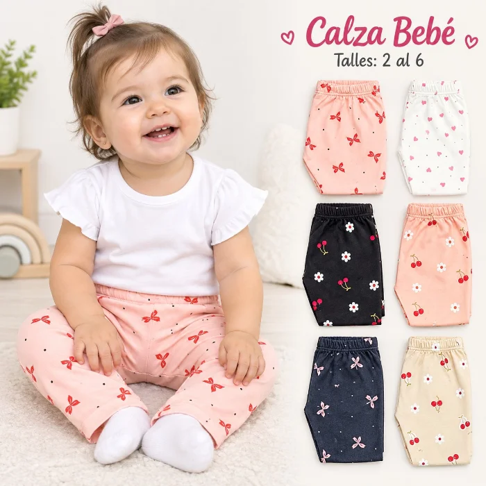 Calza Bebe Modal Soft Estampado