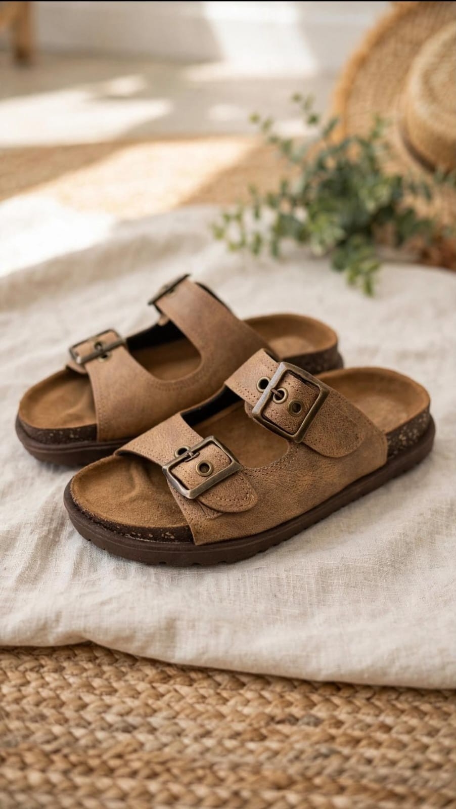 Sandalias Doble Hebilla Birk Denu Suela - Imagen 2