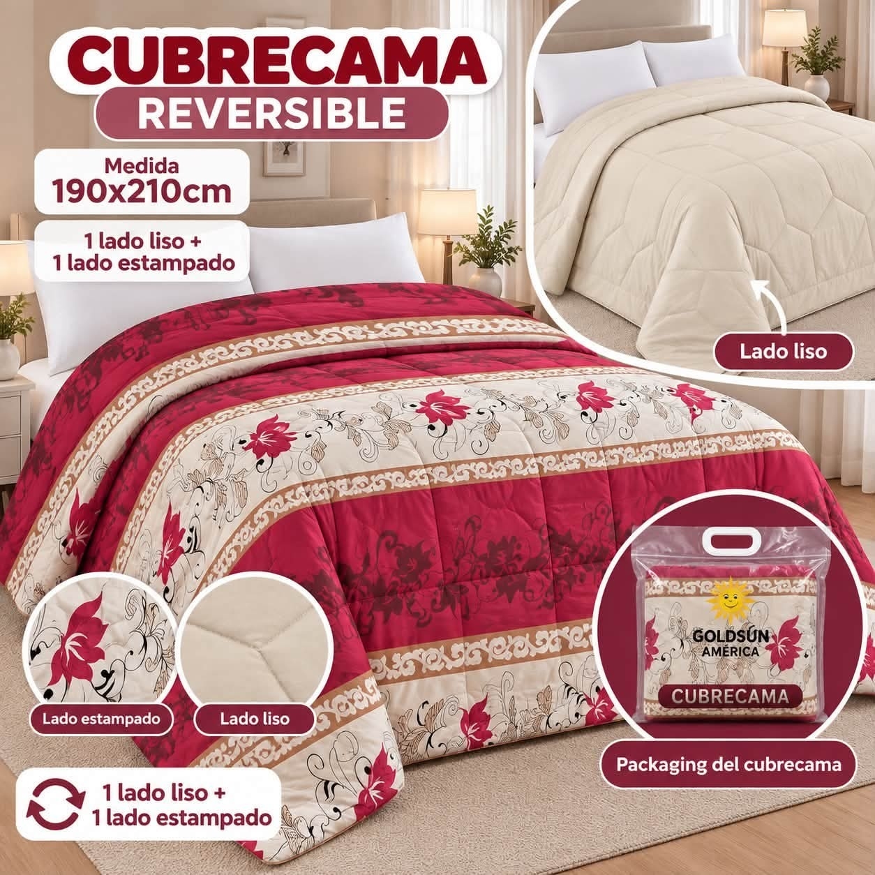 Cubrecama Reversible - Imagen 2