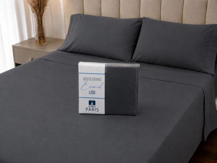Sabanas Blanco Paris Lisas de 1 1/2