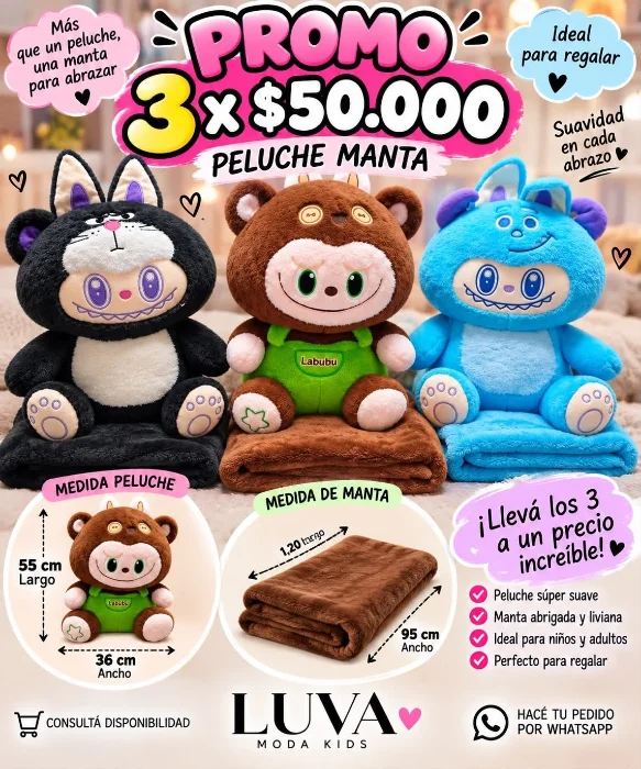 Peluche+ Manta