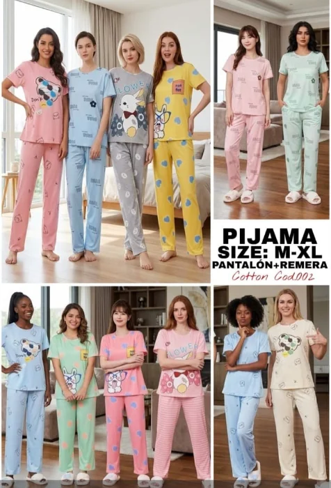 Pijamas de 2 Piezas