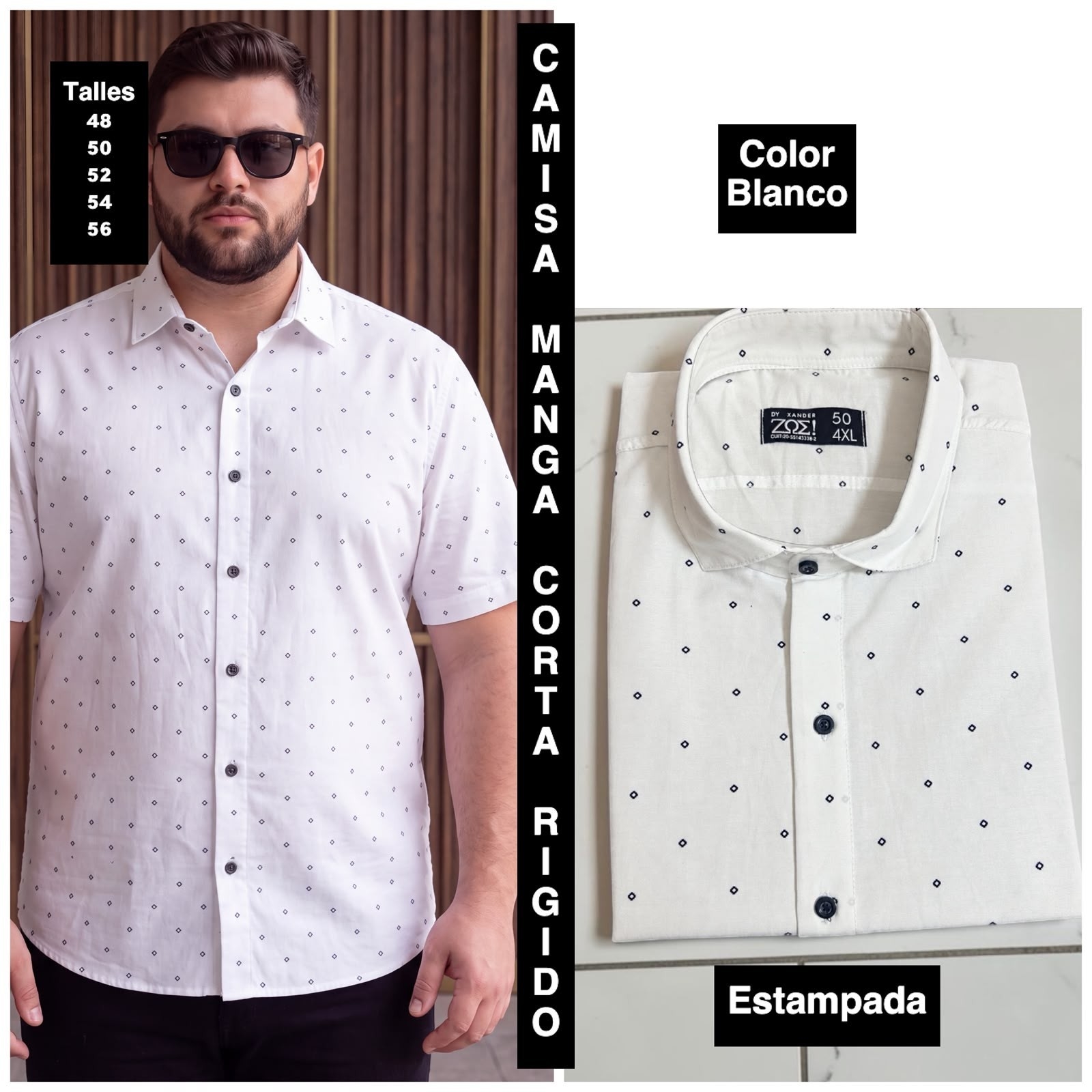 Camisa Manga Corta Rigida - Imagen 3