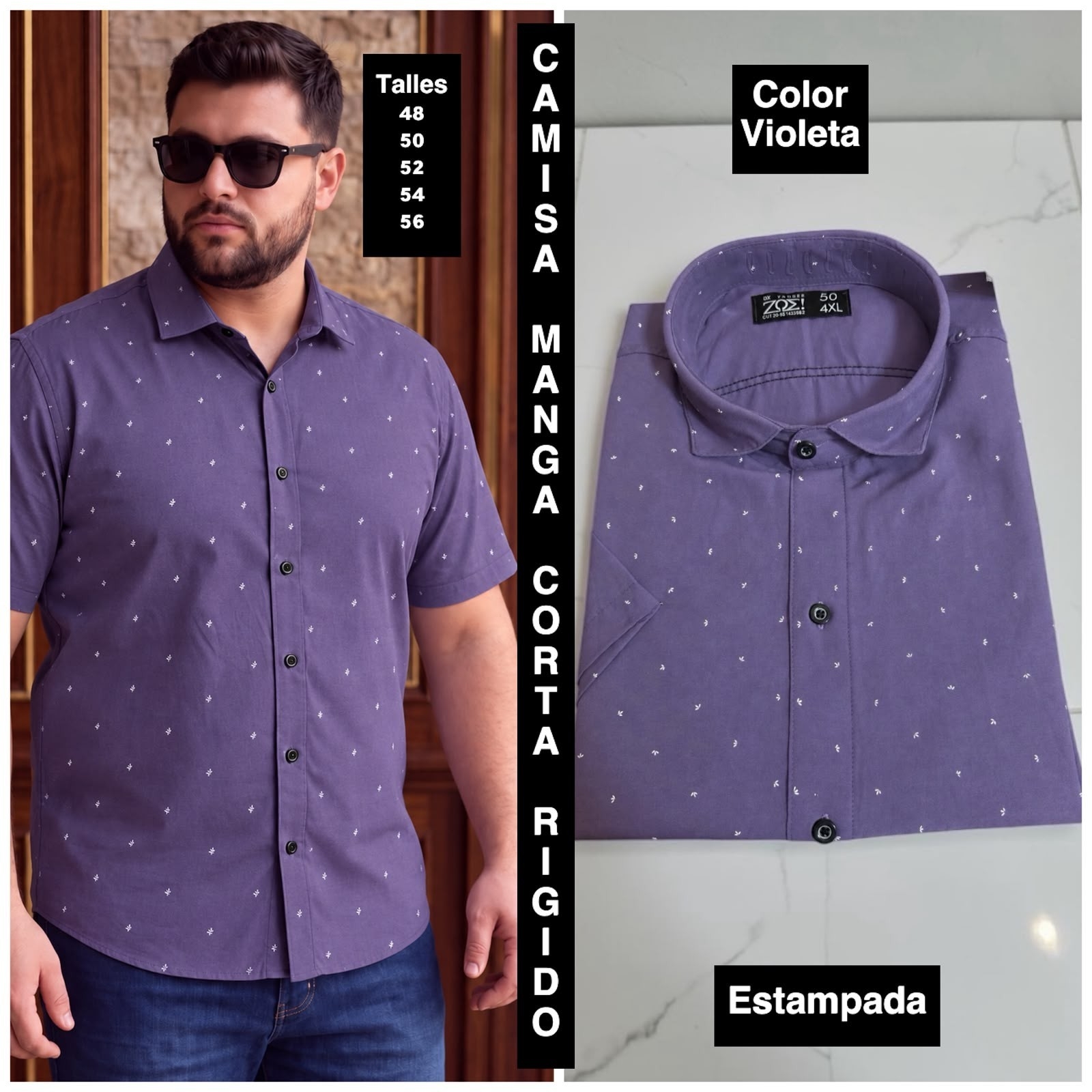 Camisa Manga Corta Rigida - Imagen 7