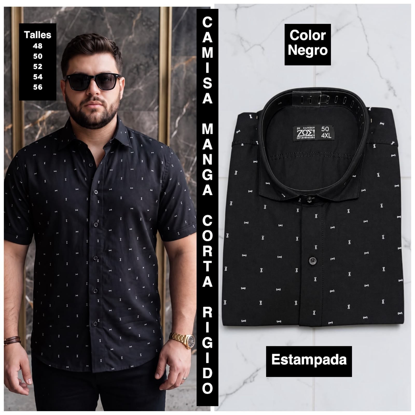 Camisa Manga Corta Rigida - Imagen 2