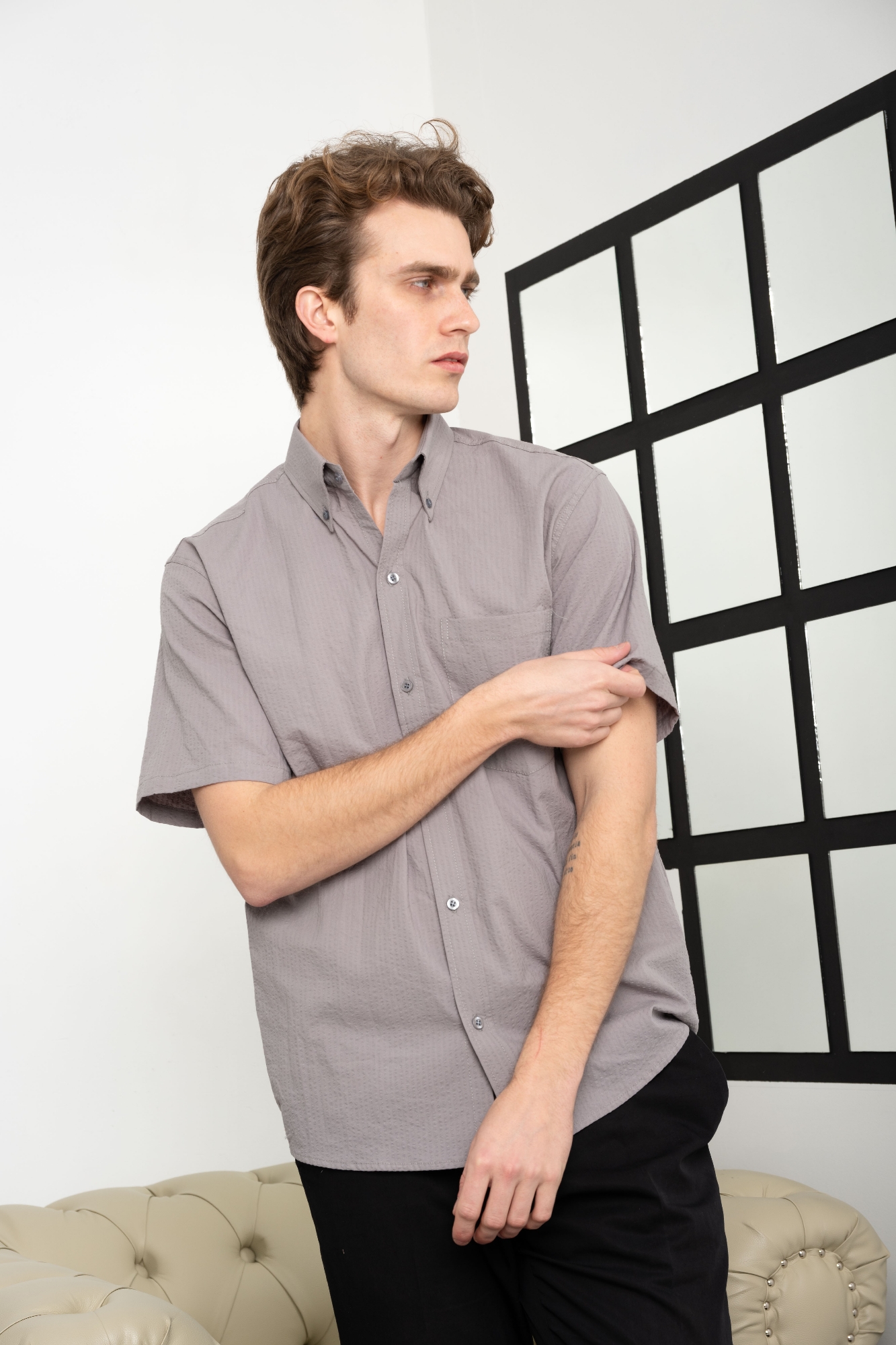 Camisa Liso Clásico Osklen - Imagen 2
