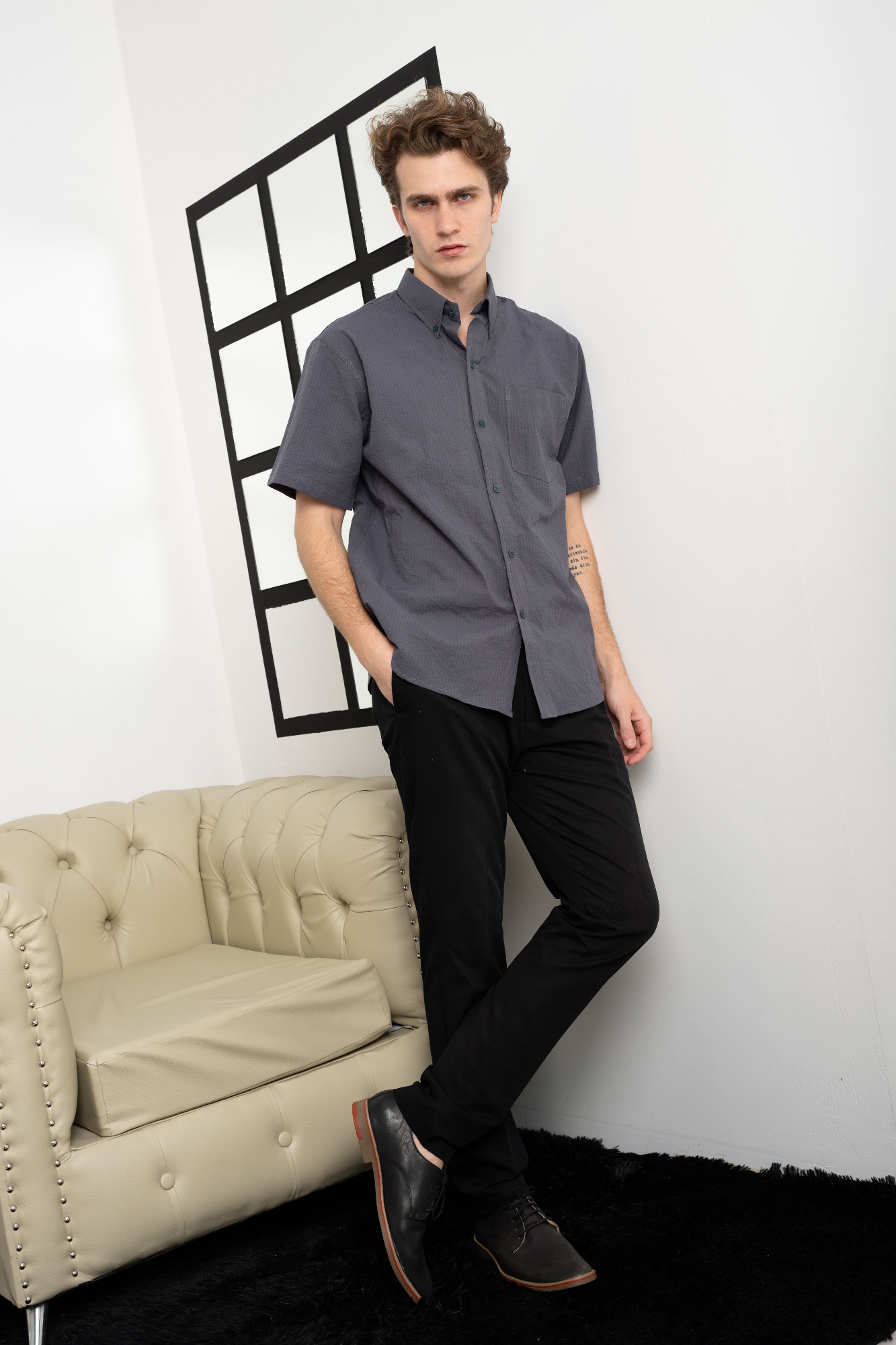 Camisa Liso Clásico Osklen - Imagen 6