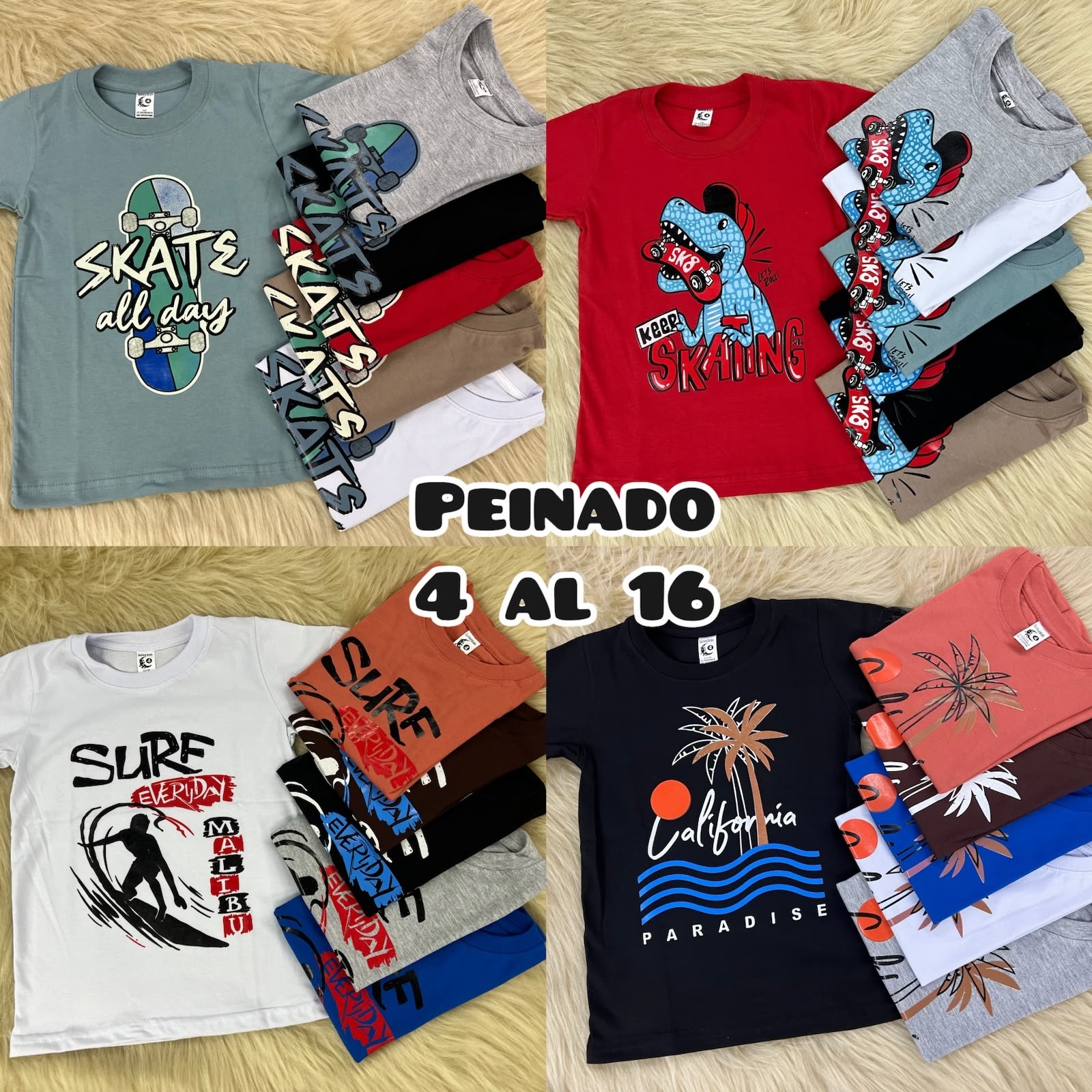 Remeras Niño Calidad Premium - Imagen 3