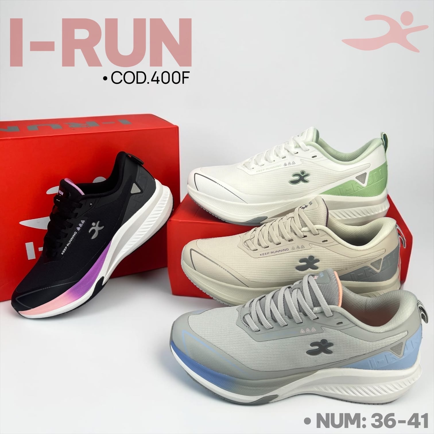 Zapatilla Running I-run - Imagen 3