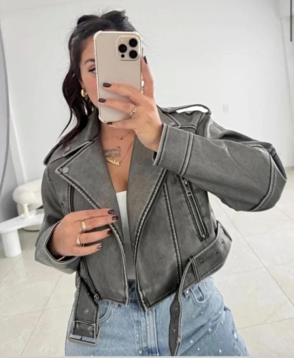 Campera Oversize con Cinto